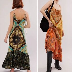 Free People Mojave Mermaid Metallic Maxi Dress